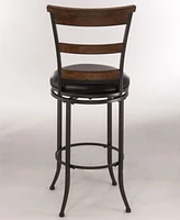 Cameron Swivel Ladder Back Bar Height Stool