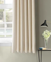 Half Price Drapes Alabaster Beige Signature Velvet Blackout Curtain