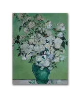 Vincent Van Gogh 'Vase of Roses' Canvas Art - 32" x 24"