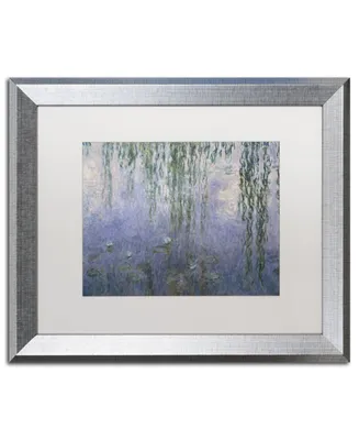 Claude Monet 'Water Lilies Iii 1840-1926' Matted Framed Art - 16" x 20"