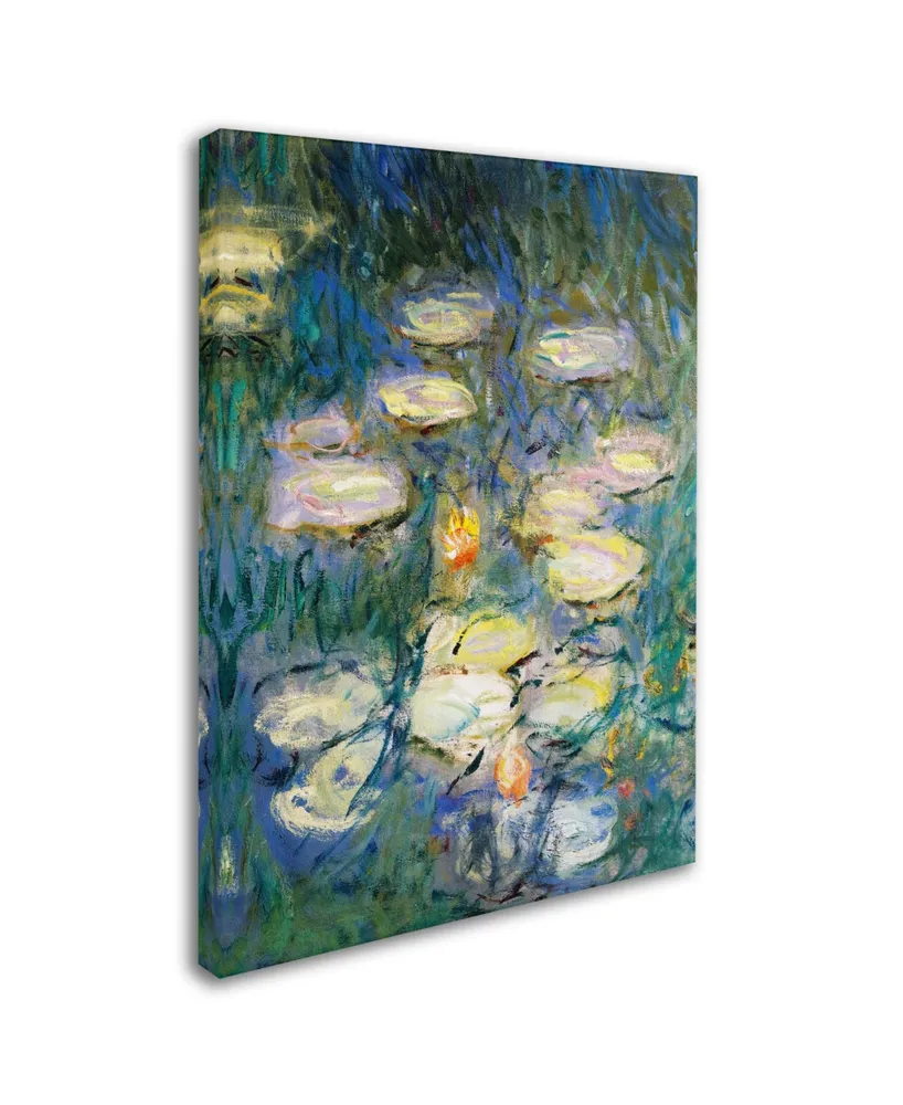 Claude Monet 'Water Lilies V 1840-1926' Canvas Art