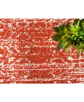 Bayshore Home Lyon Lyo2 Red 8' x 11' 4" Area Rug