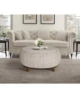 Bali Breeze Low Round Accent Table