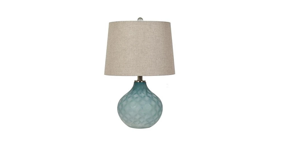 Crestview Collection 22" Glass Table Lamp