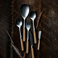 Vietri Albero Wood Flatware Collection