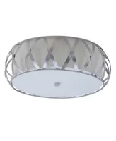 Safavieh Charing 2 Light 15.4"D Cross Flush Mount