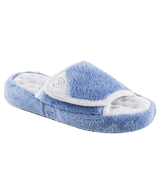 Isotoner Women's Microterry Pillowstep Slide Slipper, Online Only