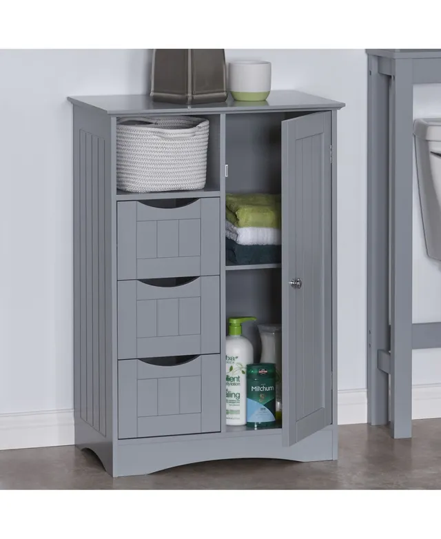 RiverRidge Home Ashland Tall Cabinet in Gray