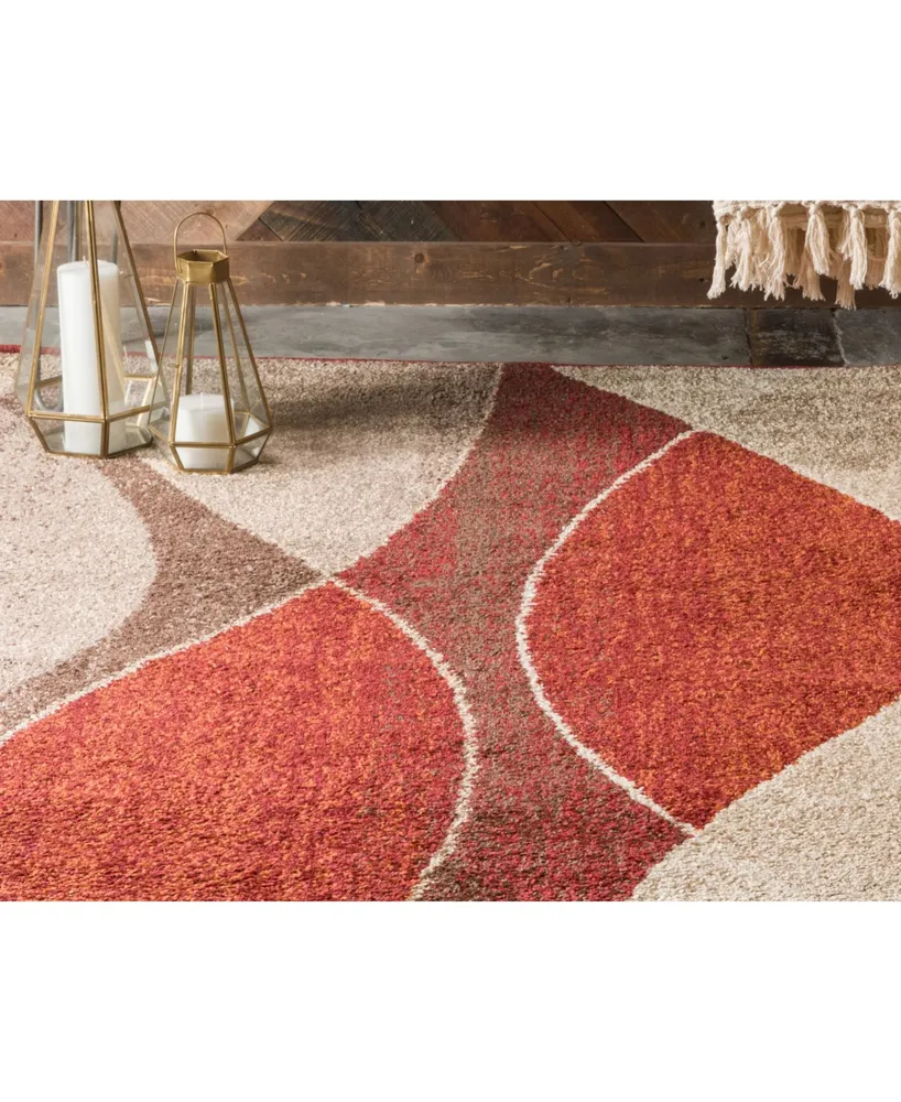 Bayshore Home Jasia Jas04 Multi 5' x 8' Area Rug