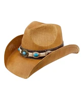 Angela & William Cowboy Hat with Trim Band and Studs