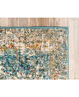 Bayshore Home Mishti Mis7 Blue 5' x 8' Area Rug