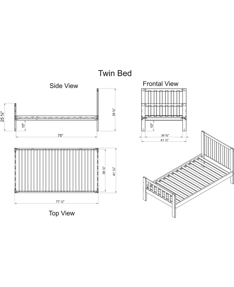 Aurora Twin Bed