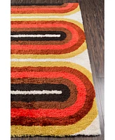 Novogratz Retro Ret- 2'3" x 7'6" Runner Area Rug