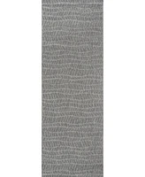 Novogratz Villa Vi-05 Gray 2'7" x 7'6" Runner Outdoor Area Rug
