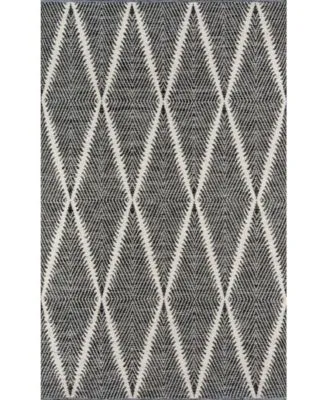 River Riv 1 Machine Washable Beacon Black Area Rug Collection