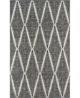 River Riv 1 Machine Washable Beacon Black Area Rug Collection