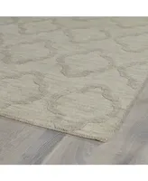 Kaleen Imprints Modern IPM02-84 Oatmeal 3'6" x 5'6" Area Rug