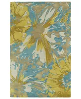 Kaleen Brushstrokes BRS06-05 Gold 2' x 3' Area Rug