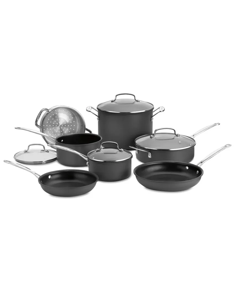 Cuisinart Chef's Classic Hard-Anodized 14-Pc. Cookware Set - Macy's