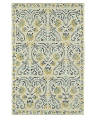 Kaleen Montage MTG11-01 Ivory 5' x 7'9" Area Rug