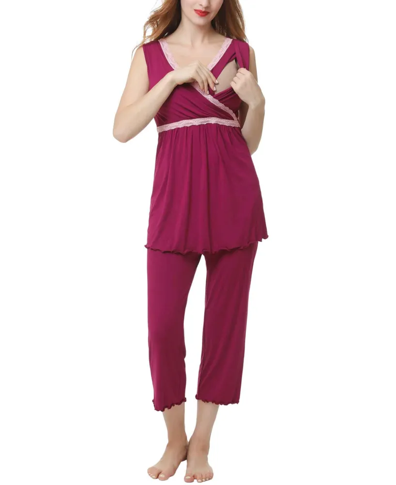 Jane Nursing Pajama Set | Sage