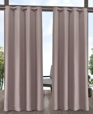 Exclusive Home Aztec Indoor/Outdoor Grommet Top Curtain Panel Pair, 54" x 96"