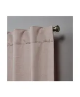 Nicole Miller Mellow Slub Textured Hidden Tab Top 54" X 96" Curtain Panel Pair