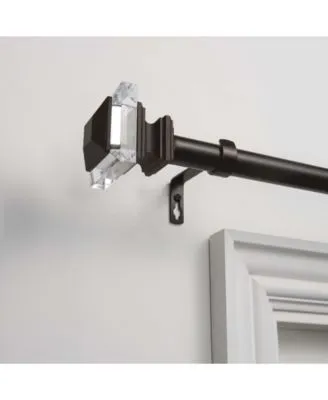 Exclusive Home Prism 1 Curtain Rod Coordinating Finial Set