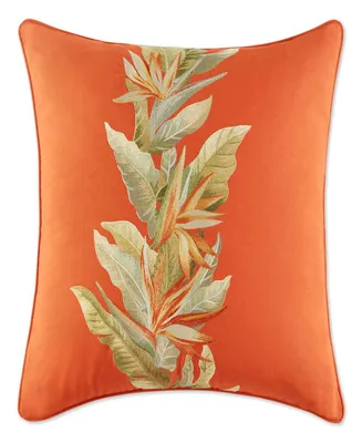 Tommy Bahama Birds Of Paradise Cotton Canvas Throw Pillow, 20" X 20"