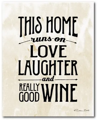 Courtside Market Love, Laughter and Wine 16" x 20" Gallery-Wrapped Canvas Wall Art