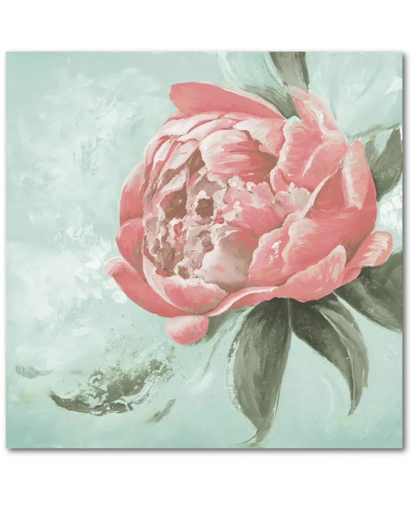 Courtside Market Peonies Ii 24" x 24" Gallery-Wrapped Canvas Wall Art