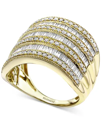 Effy Diamond Multi-Row Statement Ring (1-1/2 ct. t.w.) In 14k Gold