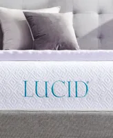 Dream Collection by Lucid 5-Zone Lavender Memory Foam Mattress Topper