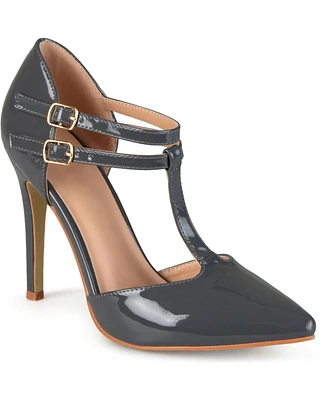 Journee Collection Women's Tru T Strap Stiletto Pumps