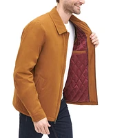 Tommy Hilfiger Men's Classic Front-Zip Filled Micro-Twill Jacket