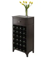 Ancona Modular Wine Cabinet with One Drawer and 24-Bottle