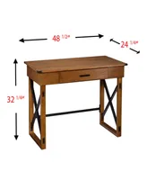 Southern Enterprises Rourke Adjustable Height Desk