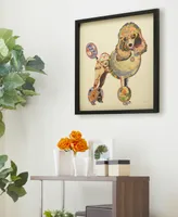 Empire Art Direct 'Poodle' Dimensional Collage Wall Art - 25'' x 25''