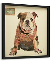 Empire Art Direct 'Men's Best Bully' Dimensional Collage Wall Art - 25" x 25''