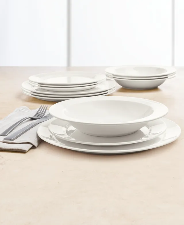 The Cellar 12 Pc. Coupe Dinnerware Set, Service for 4, Created for Macy's -  Macy's