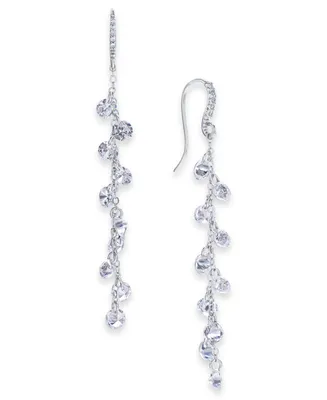 I.n.c. International Concepts Cubic Zirconia Shaky Linear Drop Earrings, Created for Macy's
