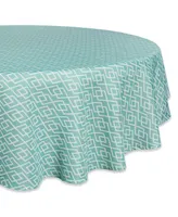 Diamond Outdoor Tablecloth with Zipper 60" Round