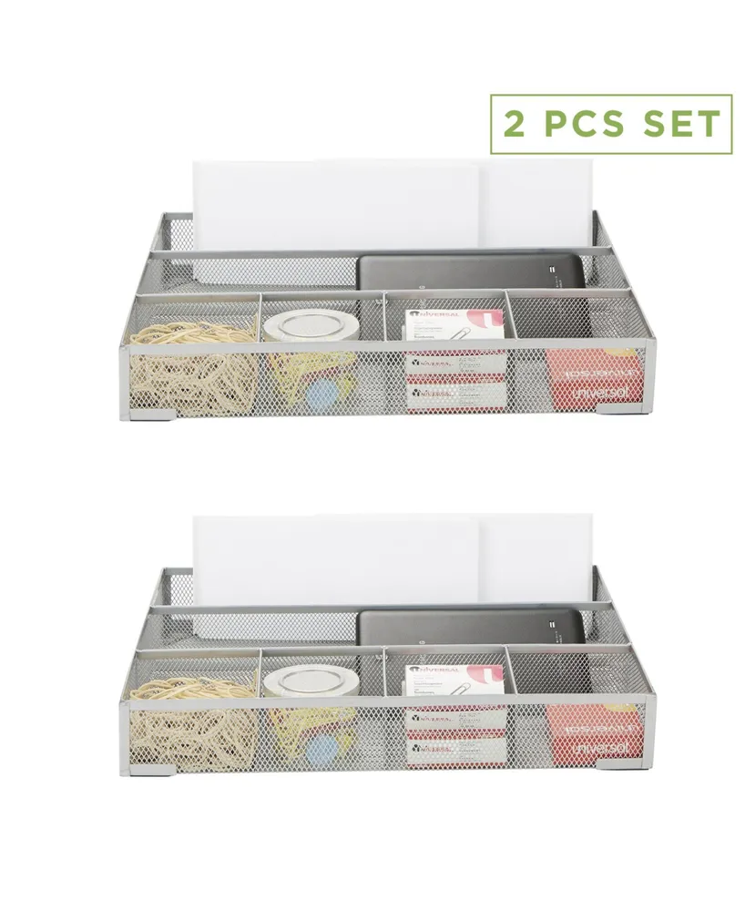 Mind Reader 2 Piece Deep Storage Drawer Organizer