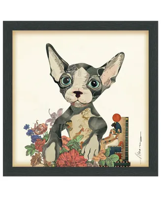 Empire Art Direct 'Sphynx' Dimensional Collage Wall Art - 17'' x 17''