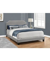 Monarch Specialties Queen Linen Bed