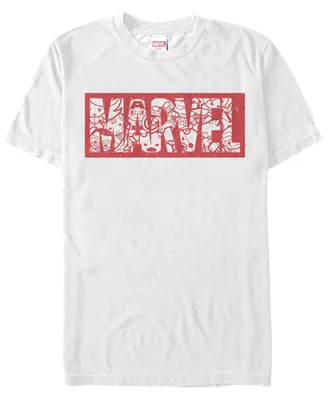 Marvel Men's Comic Collection Kawaii Logo Short Sleeve T-Shirt