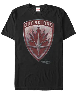 Marvel Men's Guardians of the Galaxy Vol. 2 Drax Shield Short Sleeve T-Shirt