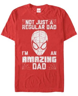 Marvel Men's Comic Collection Spider-Man I'm An Amazing Dad Short Sleeve T-Shirt