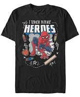 Marvel Men's Spider-Man I Teach Future Heroes Short Sleeve T-Shirt