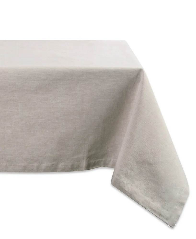 Solid Chambray Tablecloth 60" x 84"